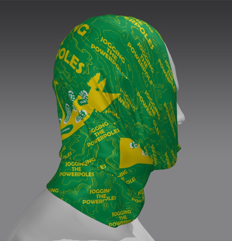 Custom Tube Bandana - Linen Texture