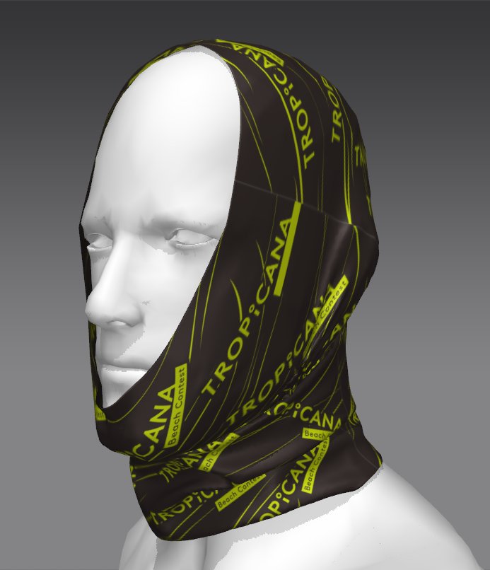 Loop Pixel Custom Tube Bandana