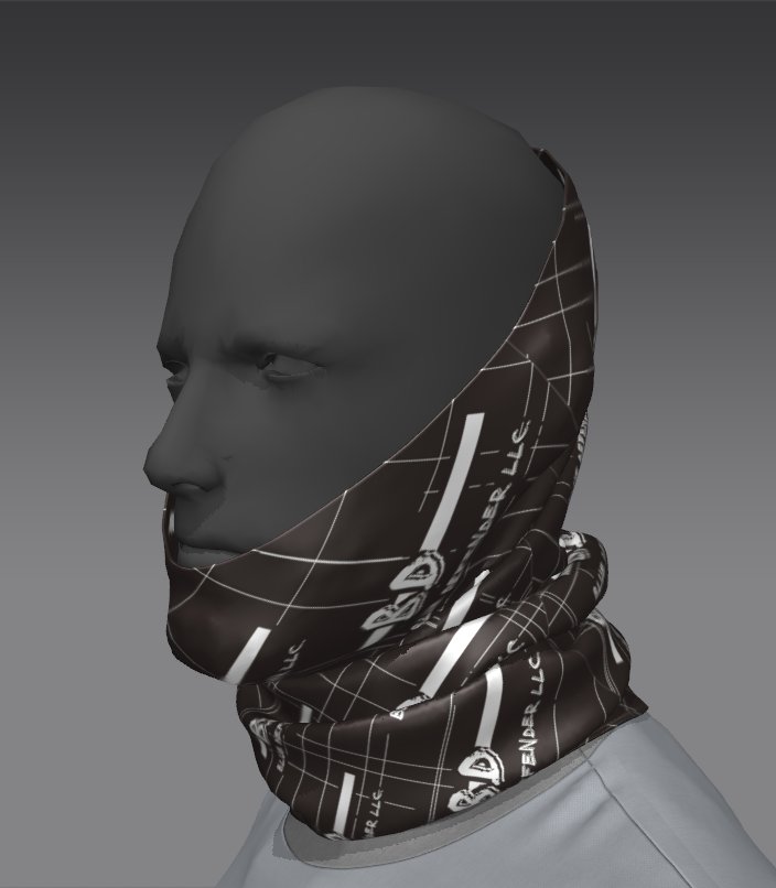 Custom Tube Bandana - Marble Peak