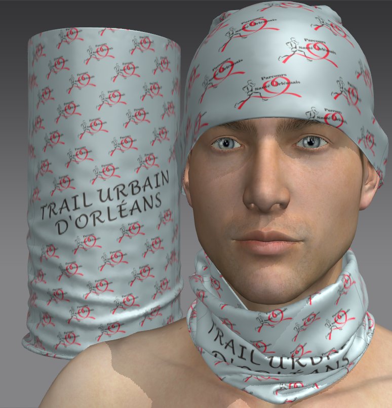 Custom Tube Bandana - Meadow Haze Pattern