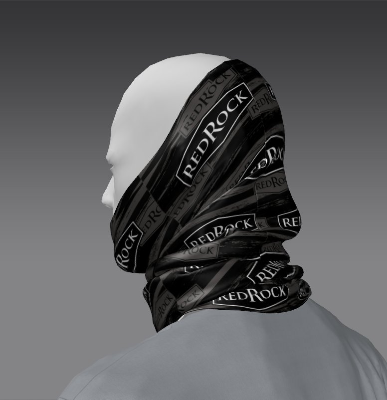 Custom Tube Bandana - Mountain Grid