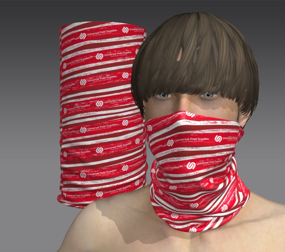 Custom Tube Bandana - Neon Crag Pattern