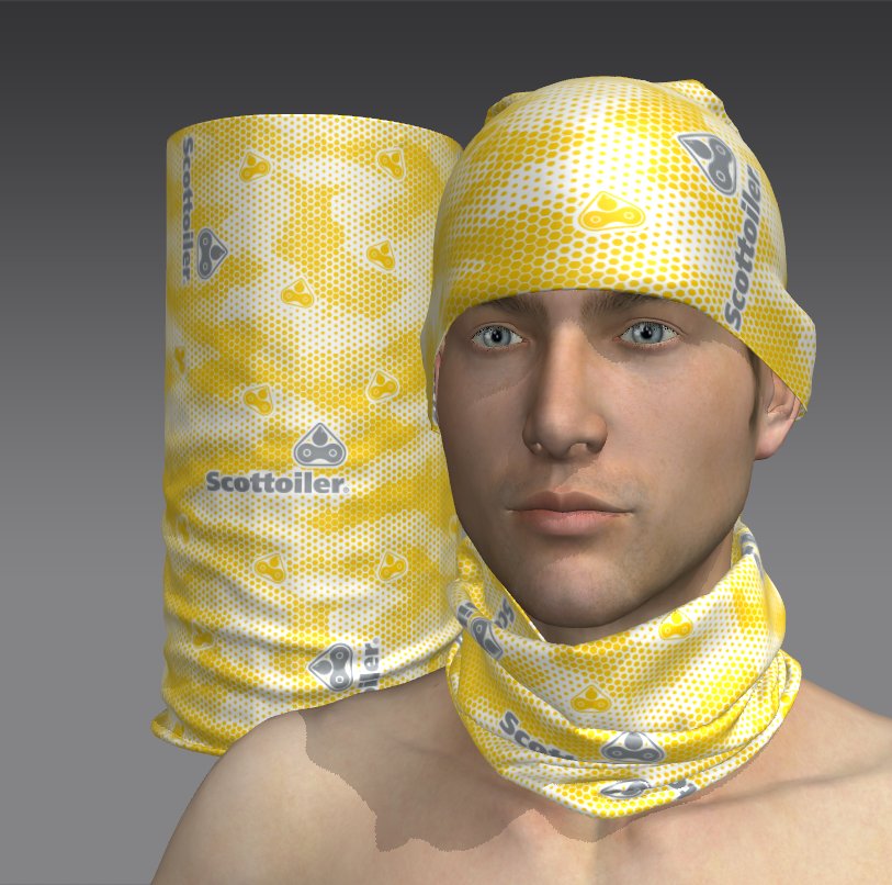 Custom Neon Grid Tube Bandana