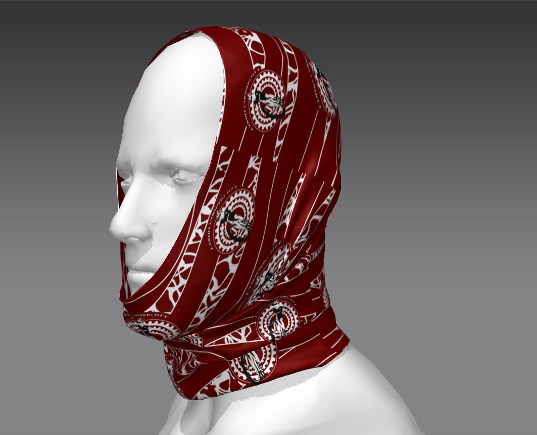 Custom Tube Bandana - Neon Ring