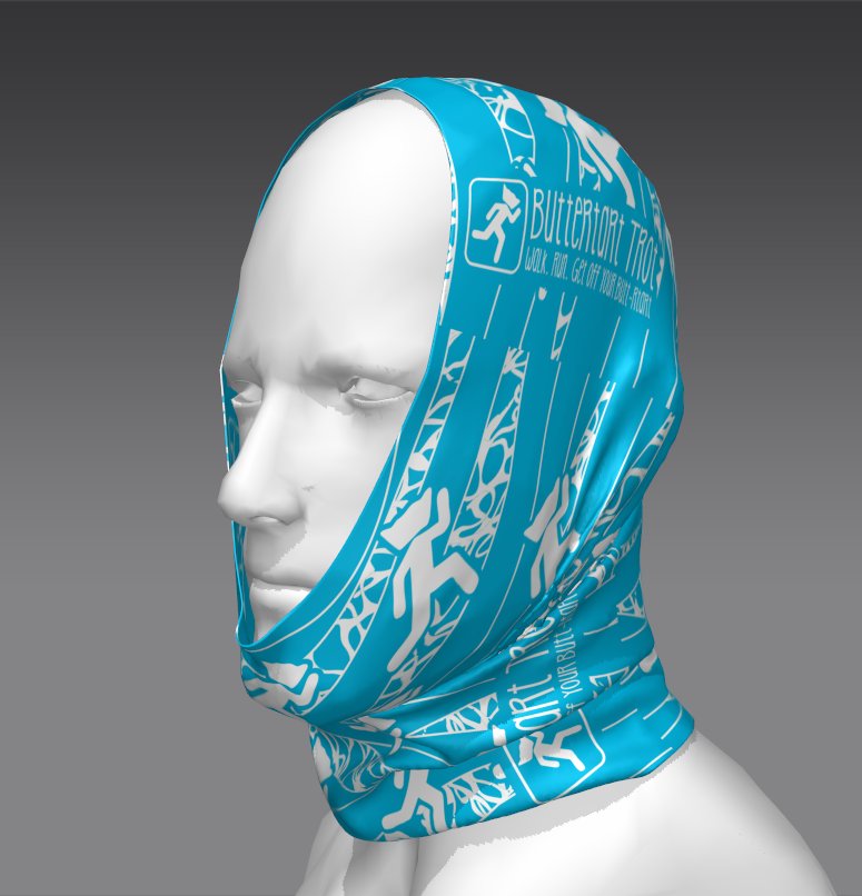 Custom Tube Bandana - Nimbus Print Pattern