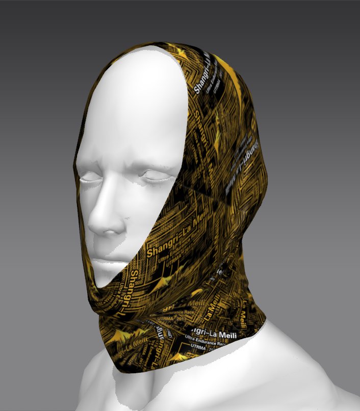 Ocean Foam Custom Tube Bandana