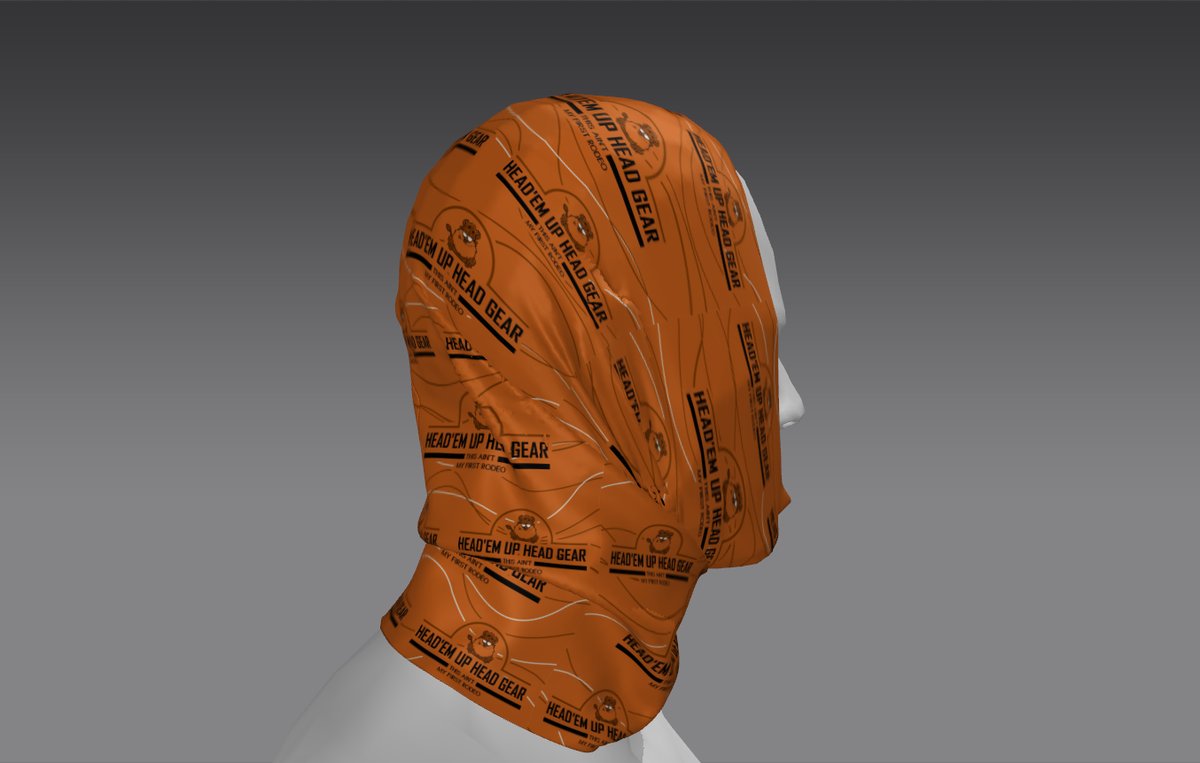 Custom Tube Bandana - Onyx Lattice Pattern