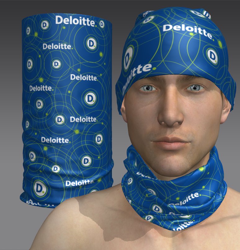 Custom Tube Bandana - Onyx Weave