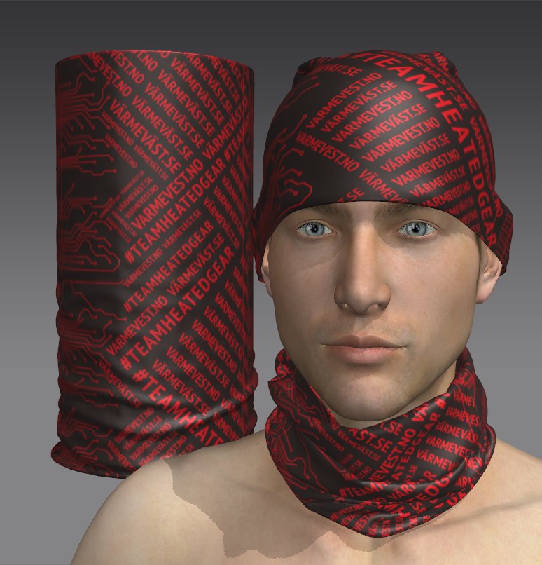 Custom Tube Bandana - Oriole Mesh