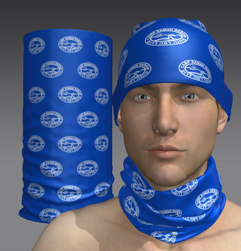 Custom Tube Bandana - Pacific Runic Pattern