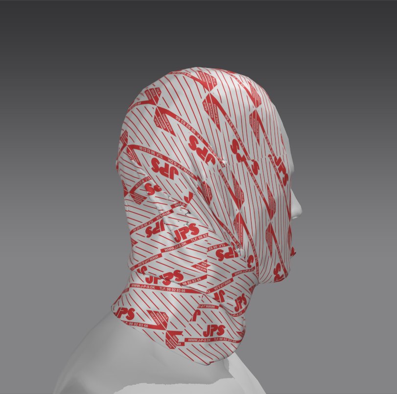 Custom Pastel Scale Tube Bandana