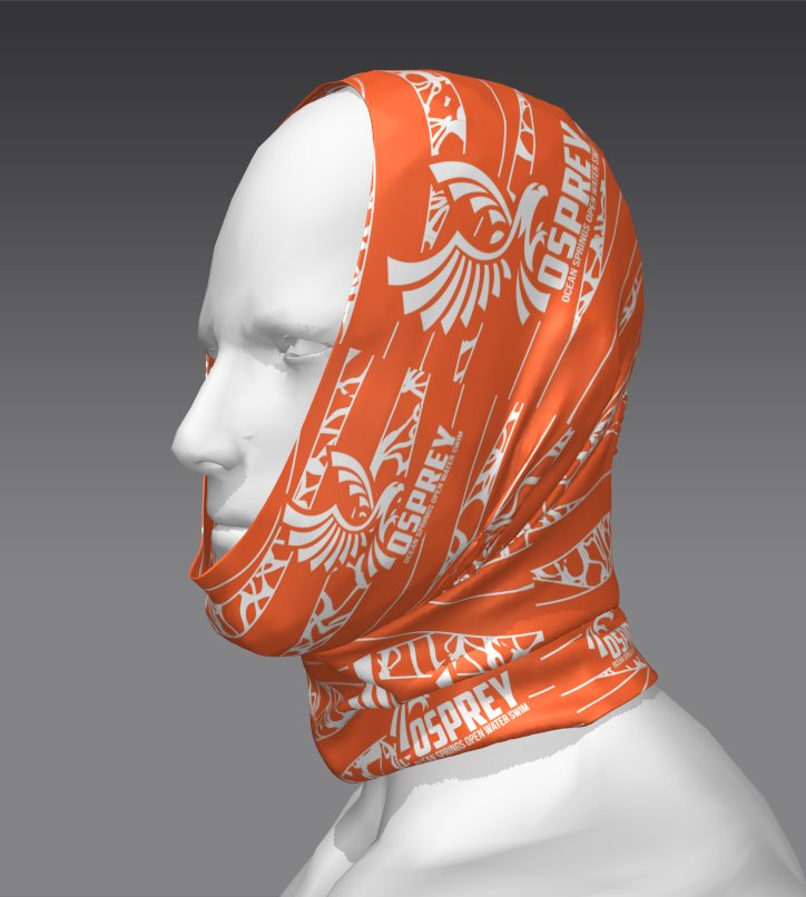 Custom Tube Bandana - Pixel Foam