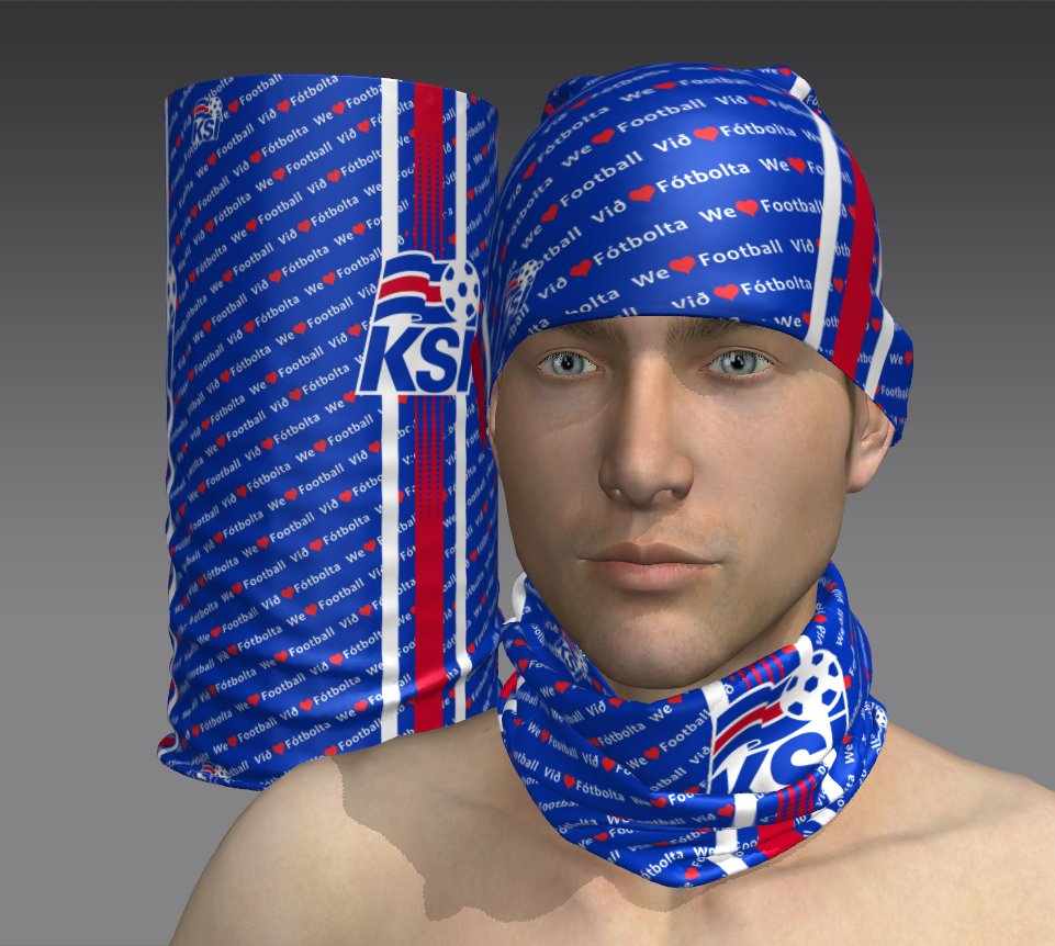 Custom Tube Bandana - Pixel Monsoon Pattern