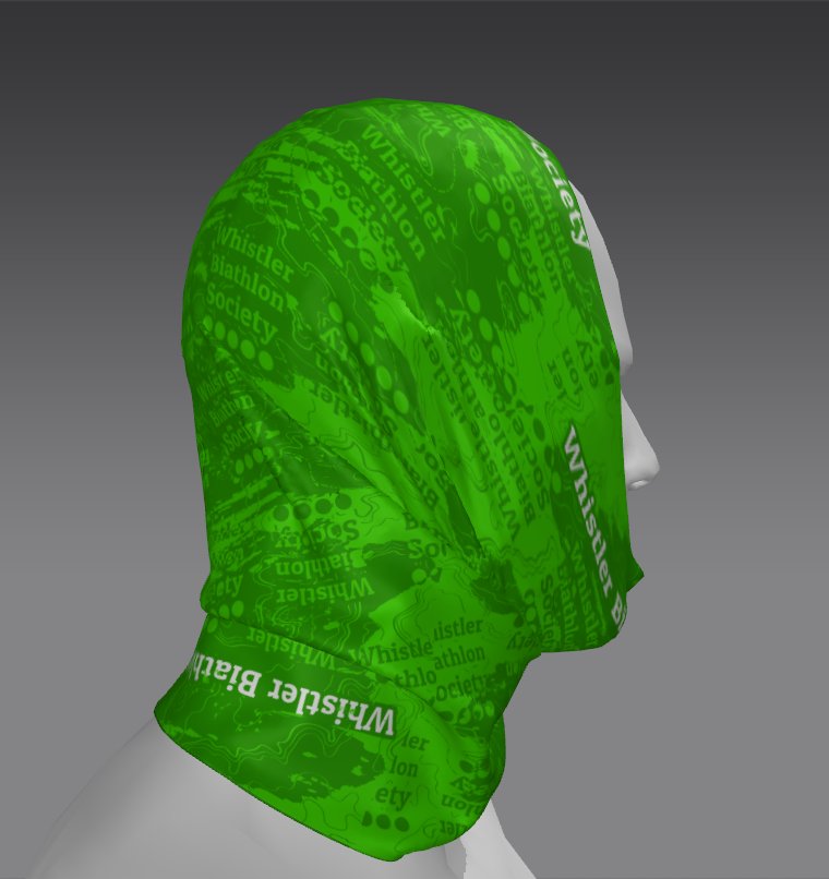 Custom Tube Bandana - Raven Shard Pattern
