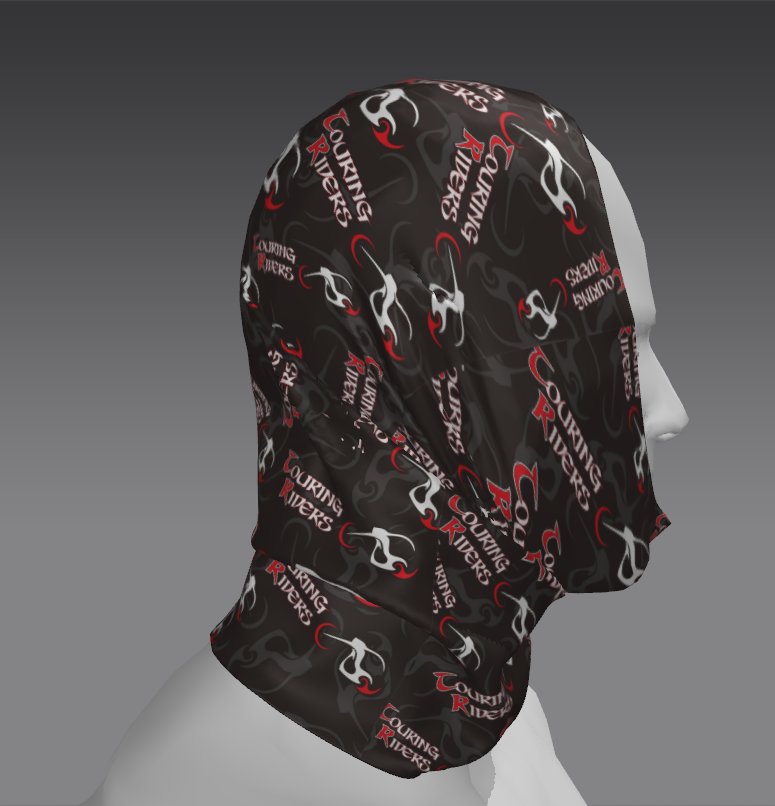 Custom Tube Bandana - Reef Ridge Pattern