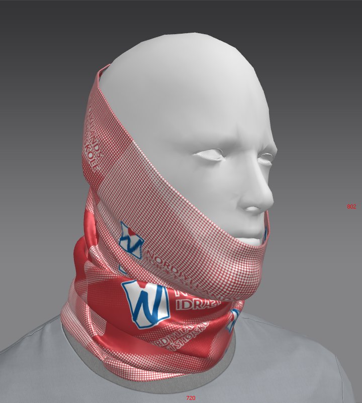 Custom Tube Bandana - Reef Swirl Pattern