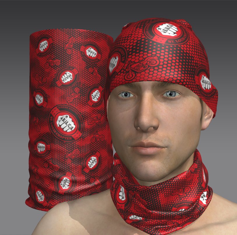 Runic Linen Custom Tube Bandana