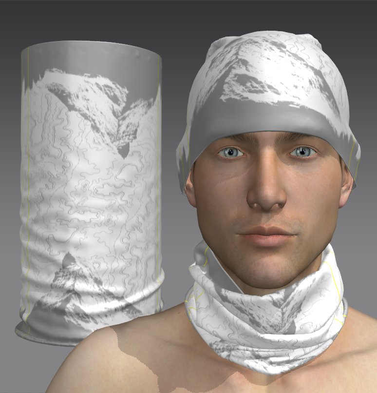 Custom Tube Bandana - Skull Savanna Pattern