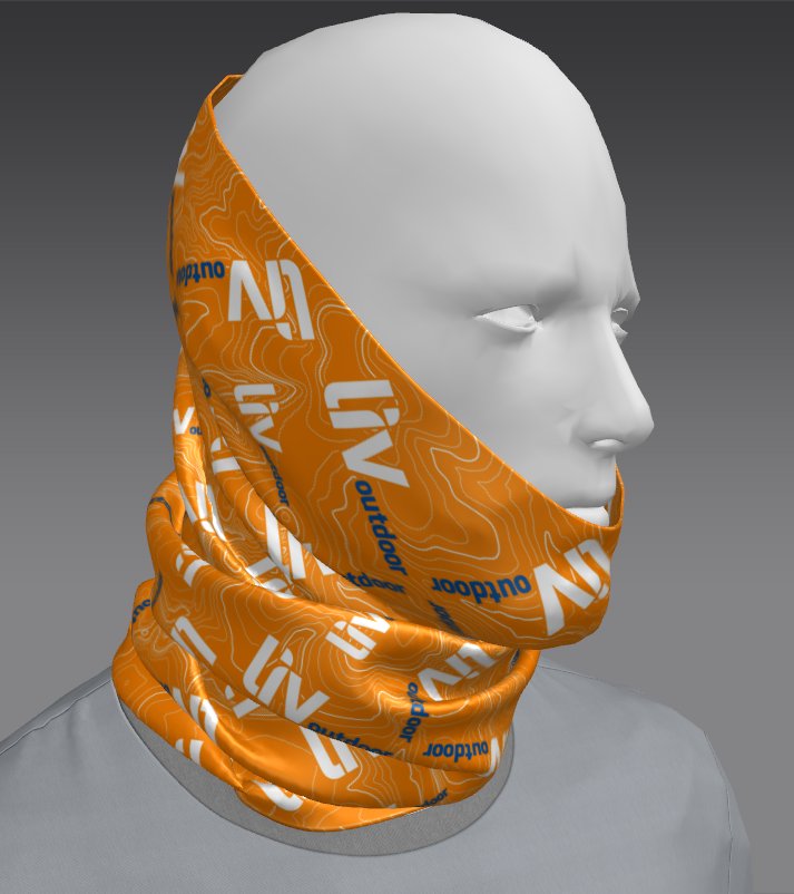 Custom Sunset Stone Tube Bandana