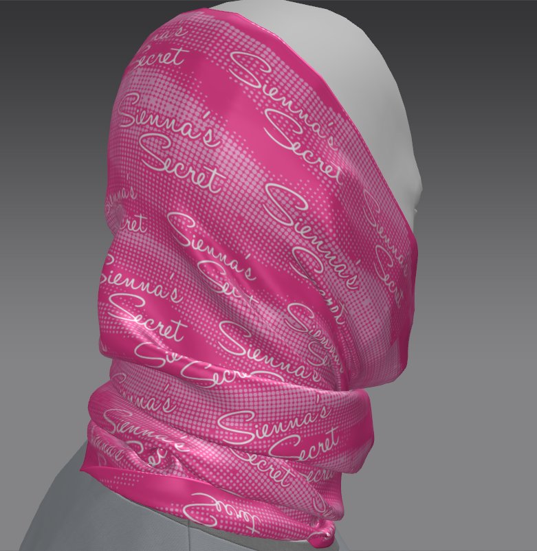 Custom Tube Bandana - Talon Pattern Pattern