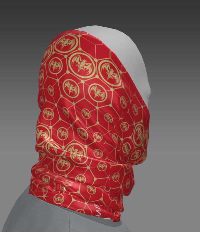 Tribal Flame Custom Tube Bandana