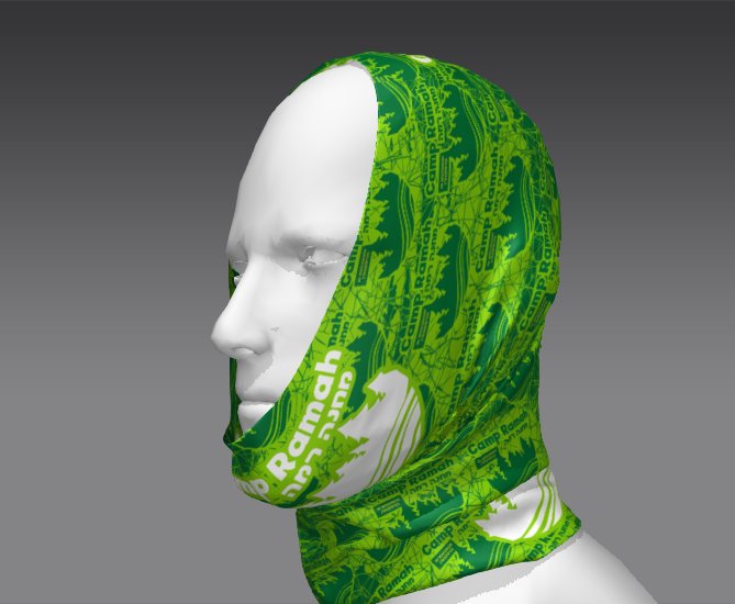 Custom Tube Bandana - Tundra Drift