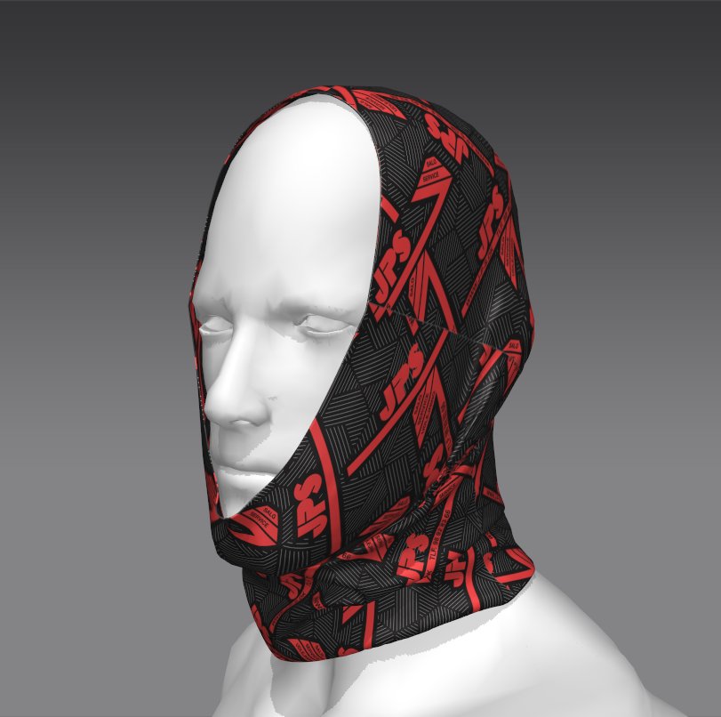 Custom Tube Bandana - Vintage Loop Pattern