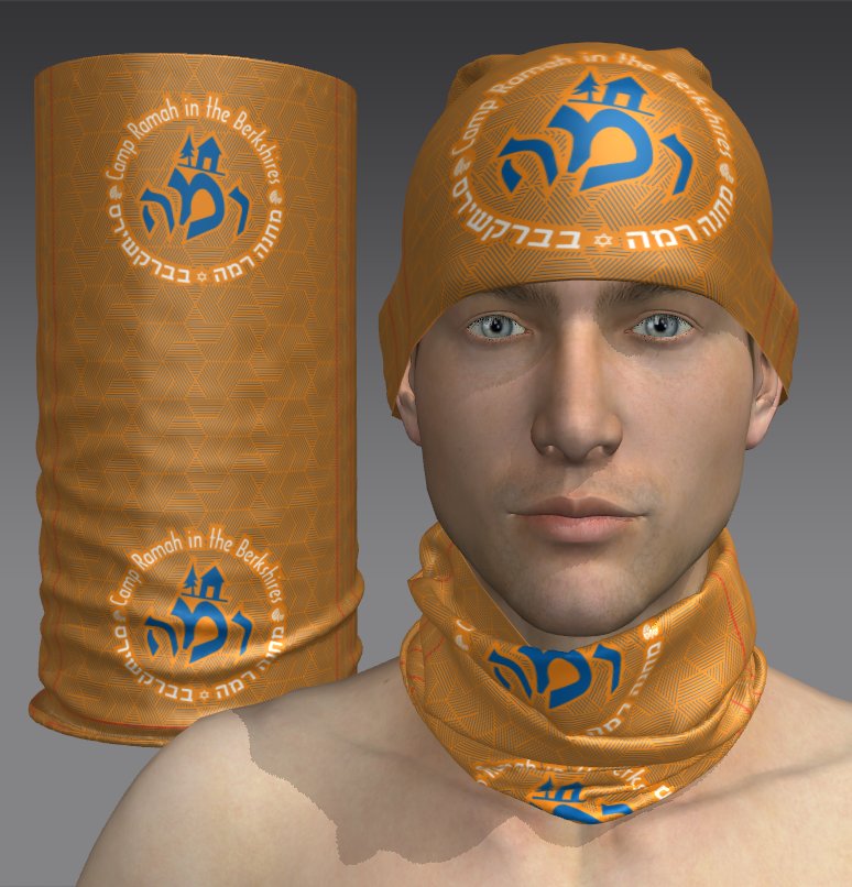 Custom Tube Bandana with Aurora Sigil Design