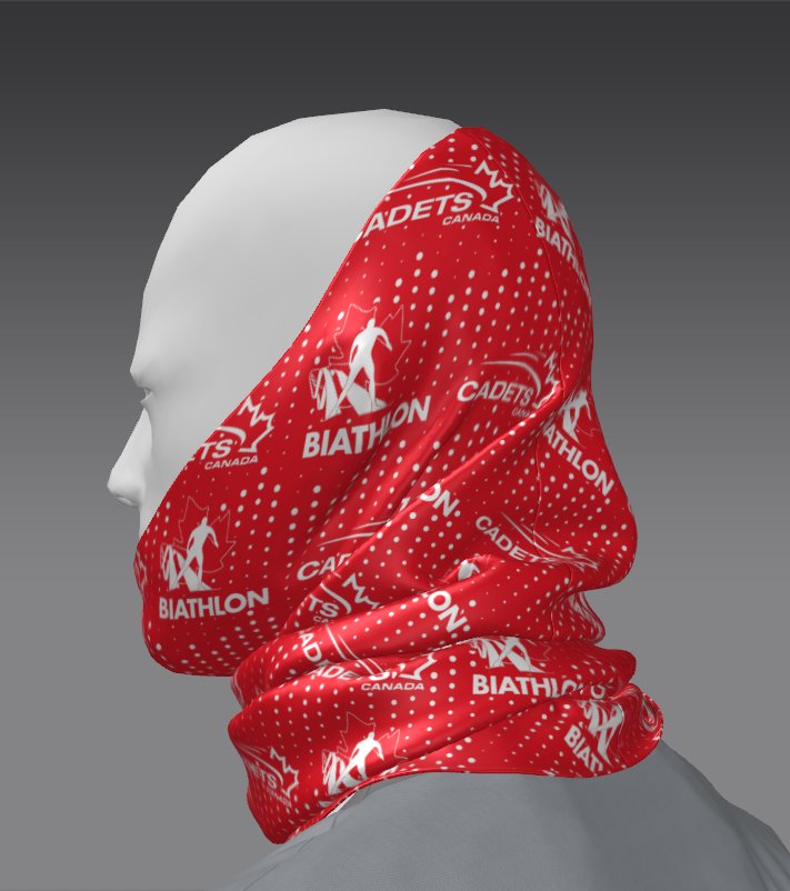 Custom Tube Bandana with Camouflage Pulse Design