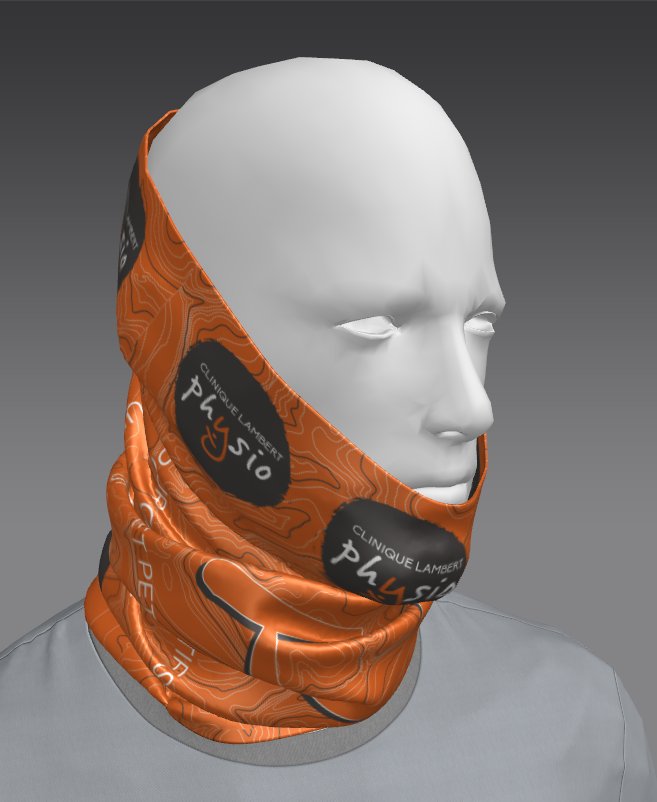 Custom Tube Bandana with Grove Style Design
