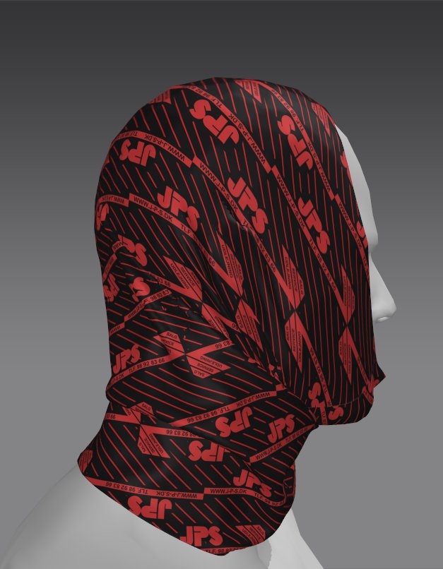 Custom Tube Bandana with Nimbus Art Design