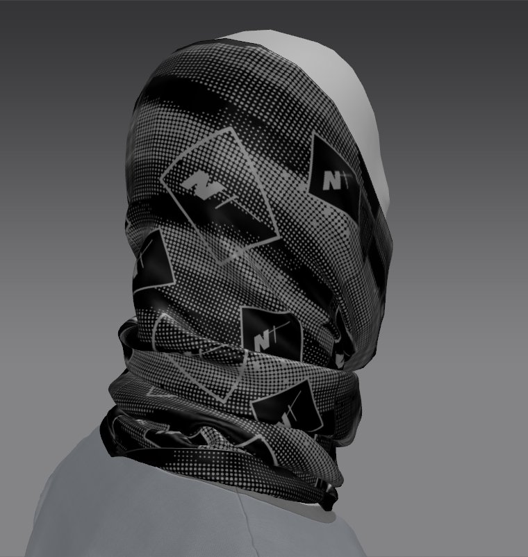 Custom Tube Bandana with Sporty Dusk Design