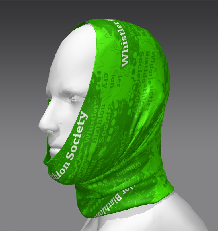 Custom Tube Bandana with Willow Glow Design