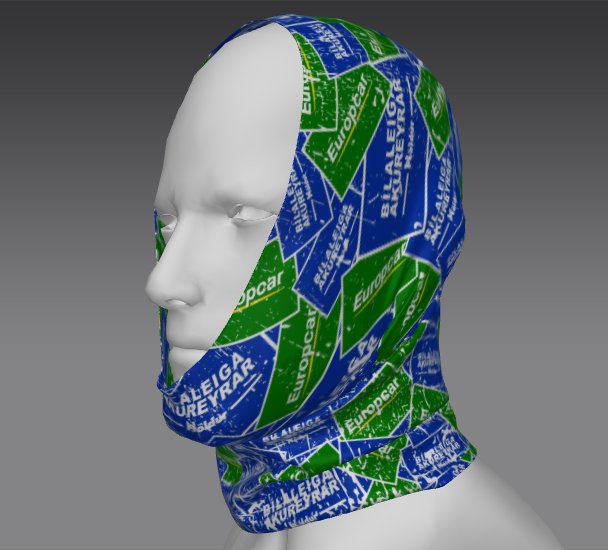 Custom Tube Bandana - Wolf Weave Pattern