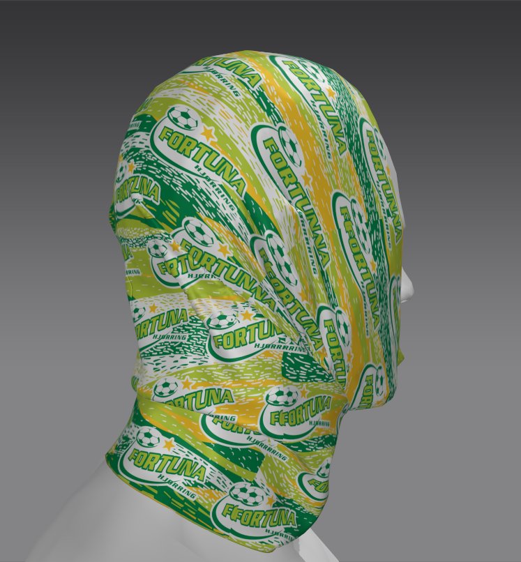 Custom Tube Bandana - Yarrow Flame