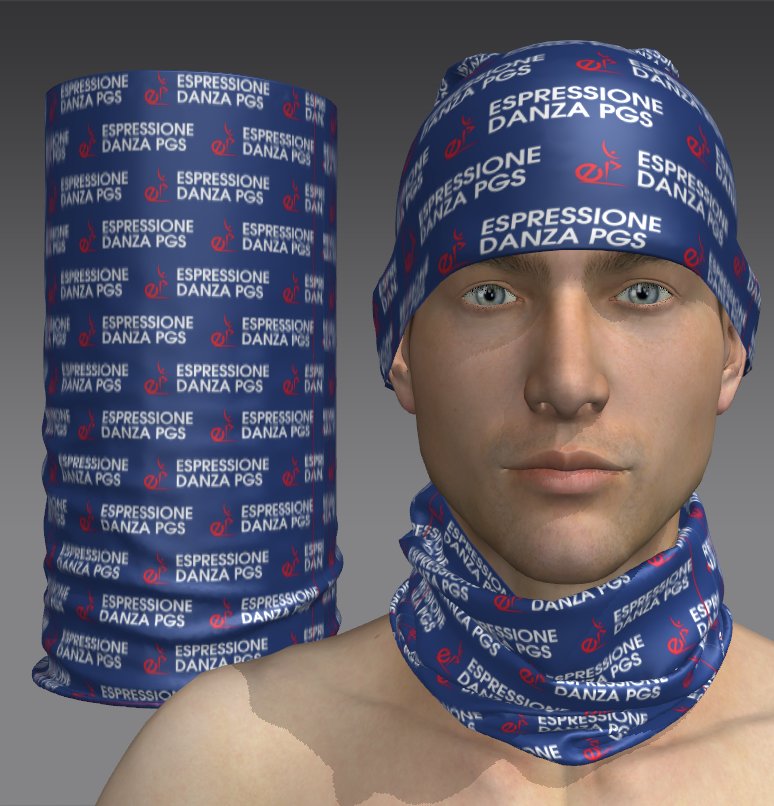 Zephyr Leaf Custom Tube Bandana
