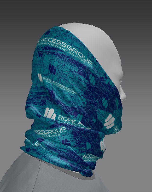 Custom Tube Bandana - Zephyr Motif Pattern